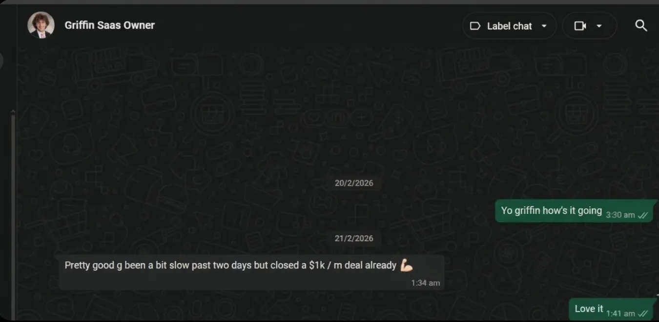 $1K/Month Deal Closed Already